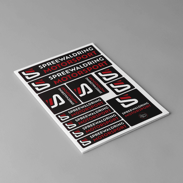 Stickerbogen (schwarz)